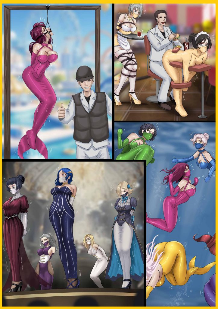 《木眉星漫画化！——03性感play游戏 》女奴星球 美女贵族舞会 新奇美人鱼钓鱼-5元站
