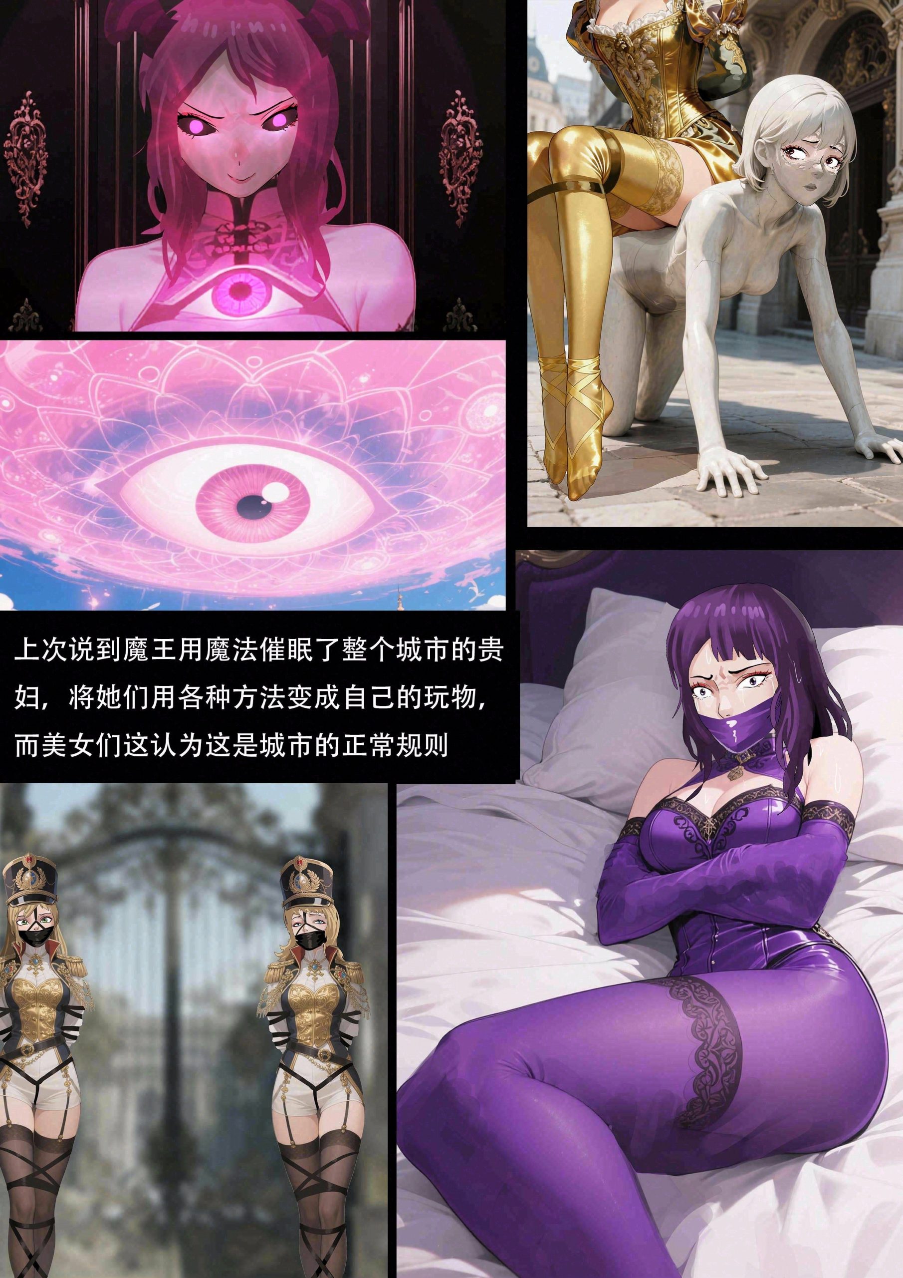 图片[2]-[King]《强大魔王中陷阱—番外篇 诡缚城市03》寂静修女 纯白拘束 捆绑成雕塑 超多人群捆绑 - 5元站-5元站