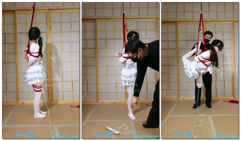 【倔强】小羊女儿服吊缚-视频-5元站