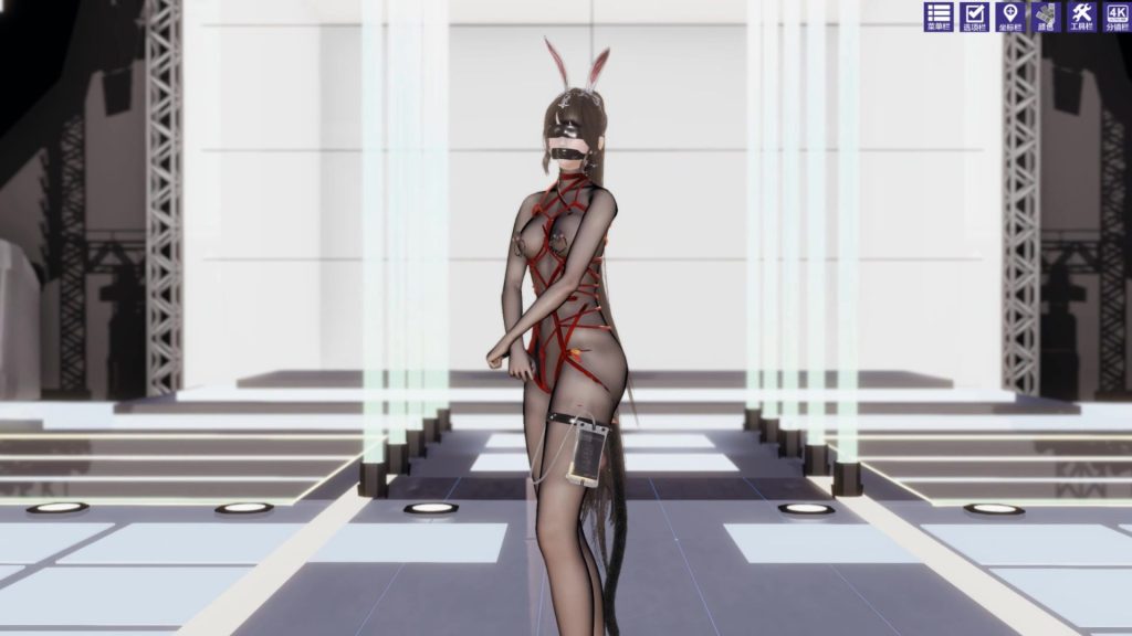 【3D动画】小舞黑丝紧缚舞蹈 口枷 gang sai zdb-视频-5元站
