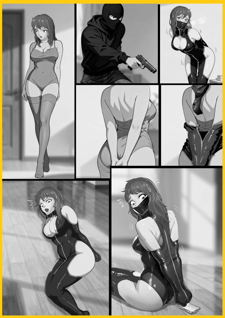 《无解束缚裙02-诱人母女》超经典的诱人拘束服~磨不破的紧身衣，撕不开的封嘴罩，母女绝境中耗尽所有希望-5元站