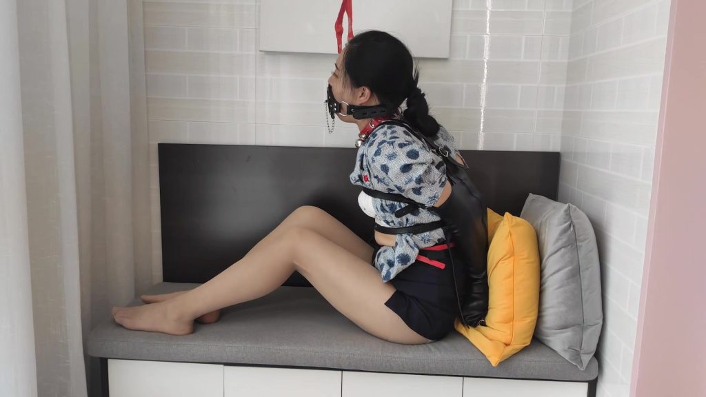 【夜未央】妻奴历险记 空姐体验上门TJ服务 超级精彩 上集 钢枷 单手套 贞操锁 内衣镣铐 户外押解 强行脱裙子-视频-5元站