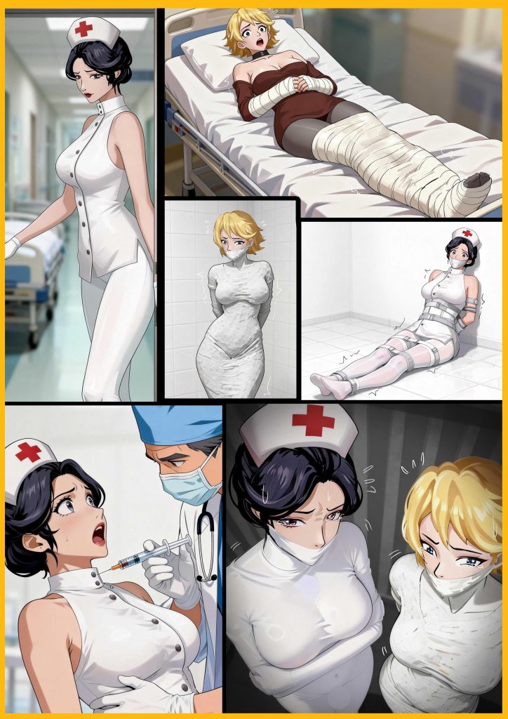 《密封的绝望》医院地下室的恐怖真相 受困的富豪美女 被拘束的御姐护士 从石膏雕像到乳胶人棍 她们连挣扎都成了奢望-5元站