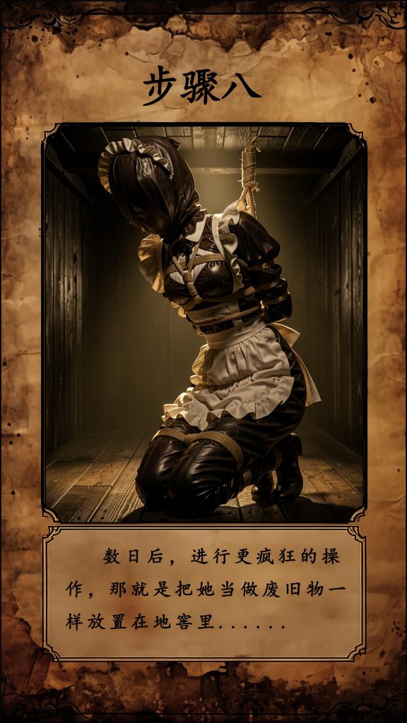 《惩戒宝鉴》第一章，垃圾的艺术，皮革女仆装地窖BDSM，少女M，伪宝鉴，仅供娱乐，切勿当真，切勿模仿！-5元站