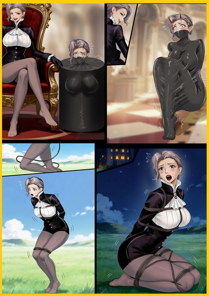 《高傲女伯爵的囚笼》高贵的女伯爵 嗜血魔族 触手夺命 魔绳加身 女伯爵被连环计陷害 最后变成别人的家具~-5元站