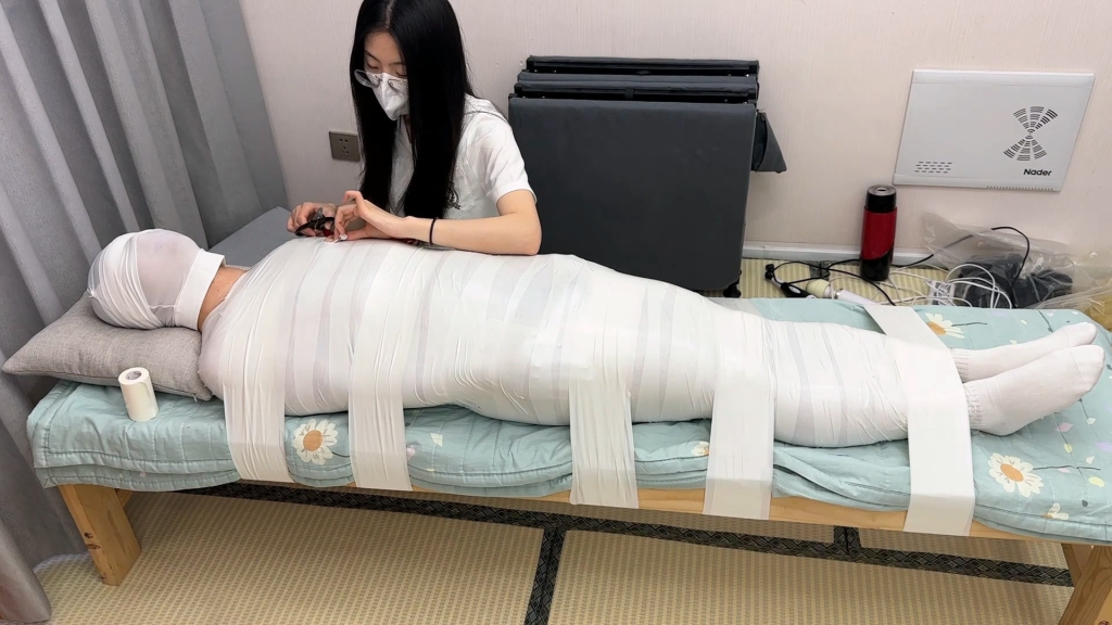 【黑魔法师】白色木乃伊强制拘束，小木床返厂，玩弄+强制GC-视频-5元站
