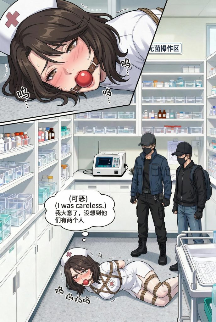 图片[3]-[裤袜少女] 蝮蛇组织绑架行动(护士篇)01 - 5元站-5元站
