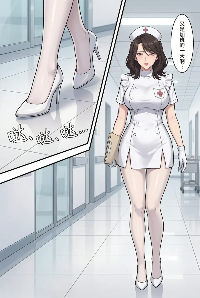 图片[2]-[裤袜少女] 蝮蛇组织绑架行动(护士篇)01 - 5元站-5元站