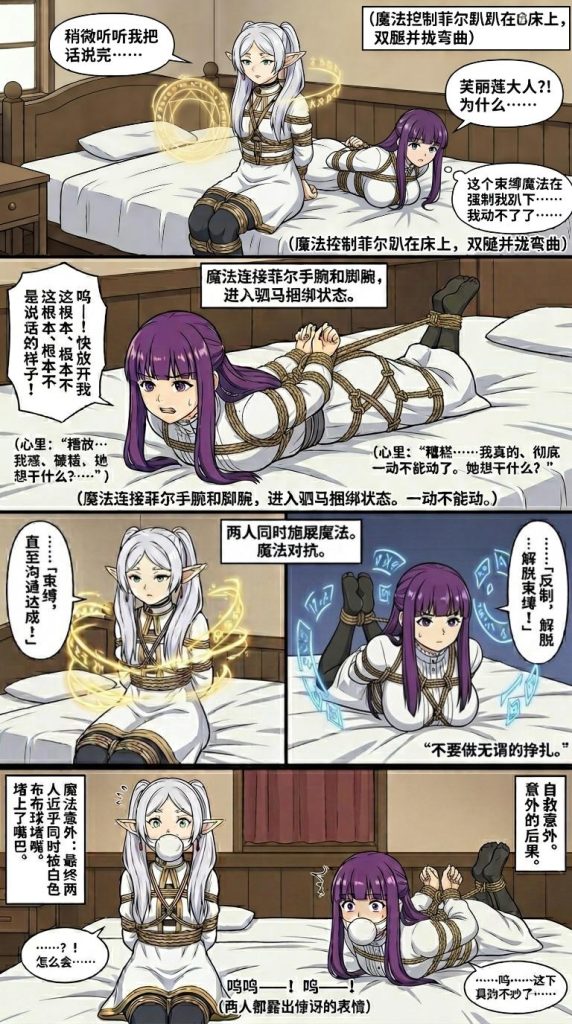 图片[3]-[lians] 绳缚的芙丽莲（揉胸，爱抚，放置，自救） [12P] - 5元站-5元站