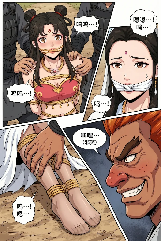 图片[3]-[裤袜少女] 哪吒大战土行孙战败被俘02 - 5元站-5元站