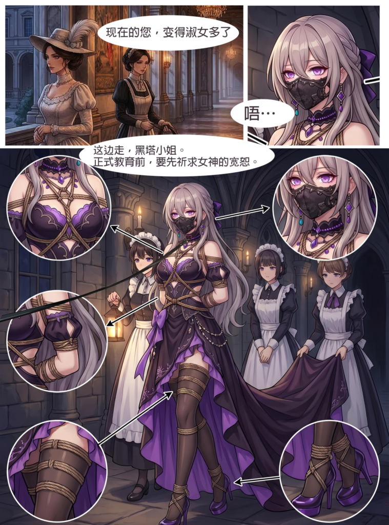 图片[3]-[wujin] 崩铁同人 天才的沦陷，维罗妮卡的淑女晚宴 [17P] - 5元站-5元站