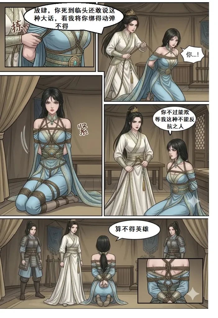 图片[3]-[qsllxfx] 巾帼紧缚录之针锋相对第二话 [34P] - 5元站-5元站