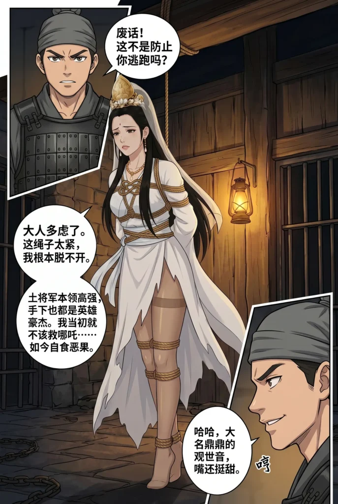 图片[3]-[裤袜少女] 哪吒大战土行孙战败被俘续 菩萨遇难记03 - 5元站-5元站