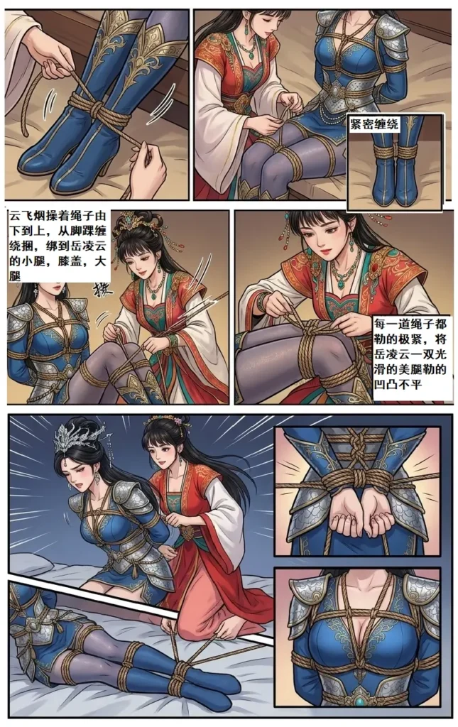 图片[2]-[qsllxfx] 巾帼紧缚录之岳凌云传奇第二话 [36P] - 5元站-5元站