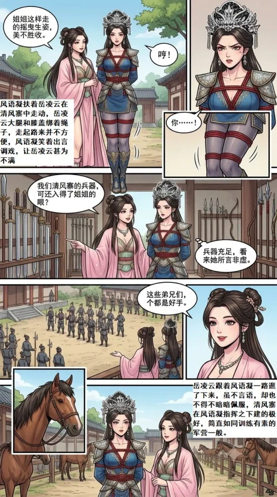 图片[3]-[qsllxfx] 巾帼紧缚录之岳凌云传奇第四话 [38P] - 5元站-5元站