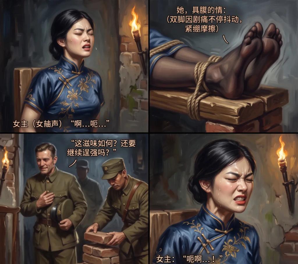 图片[3]-[菲呢拉]《女囚的逼供与刑罚》老虎凳 山羊舔脚 [46P] - 5元站-5元站