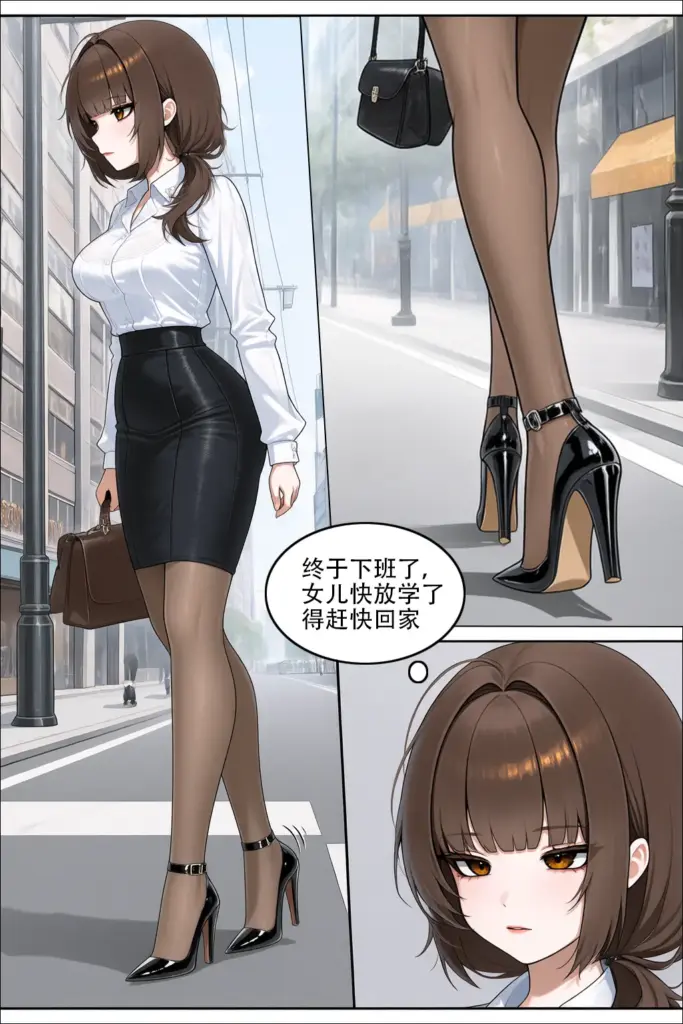 图片[2]-[裤袜少女]《母女劫难重制》01 - 5元站-5元站
