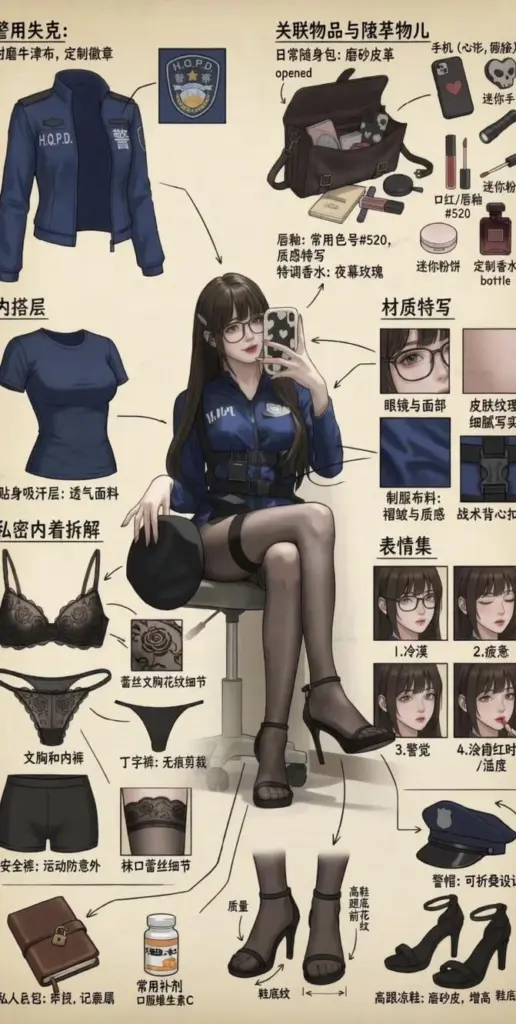 图片[2]-[lians] 姐妹绳缚情深篇，姐姐身穿女警cos服在家臭美，发现了妹妹的绝密日记，傲娇妹妹喜欢姐姐想被姐姐绑起来，谁知姐姐满足妹妹后提出也想被妹妹绑着 [20P] - 5元站-5元站