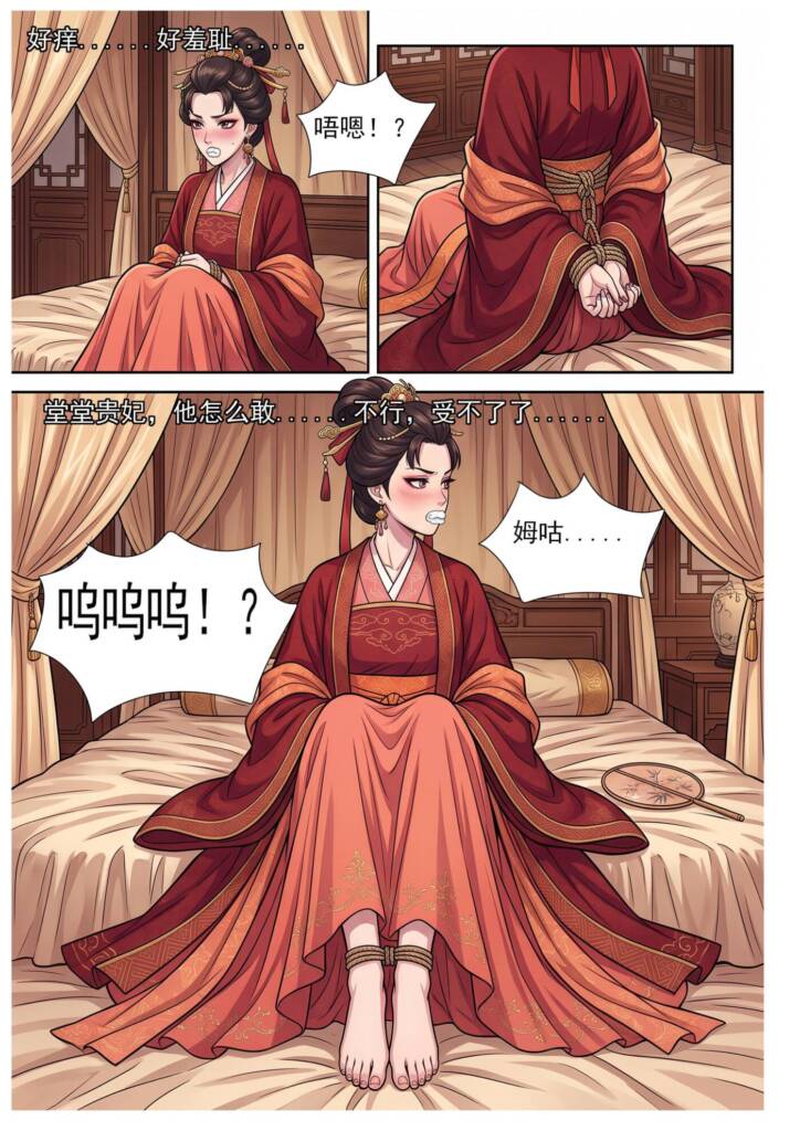 图片[2]-[蝴蝶假面] 花蝶缚足劫第23话：成功擒住蛛门护法，捂晕捆绑脱鞋调教 [21P] - 5元站-5元站