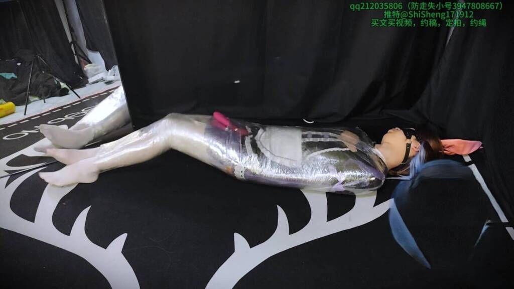 【时绳】（男娘）||（女仆阿米娅就要好好接受博士的所有要求！！！《二》）保鲜膜全包，棒棒顶住私处强高，郊狼电击，tk挣扎-视频-5元站
