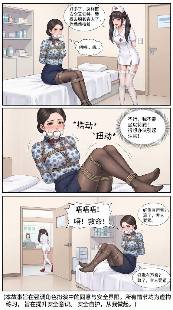 图片[3]-[lians] 绑架合约加长篇（内含电击，高跟鞋踩肚子，失禁，空姐绑架反杀，角色拆解图） [35P] - 5元站-5元站