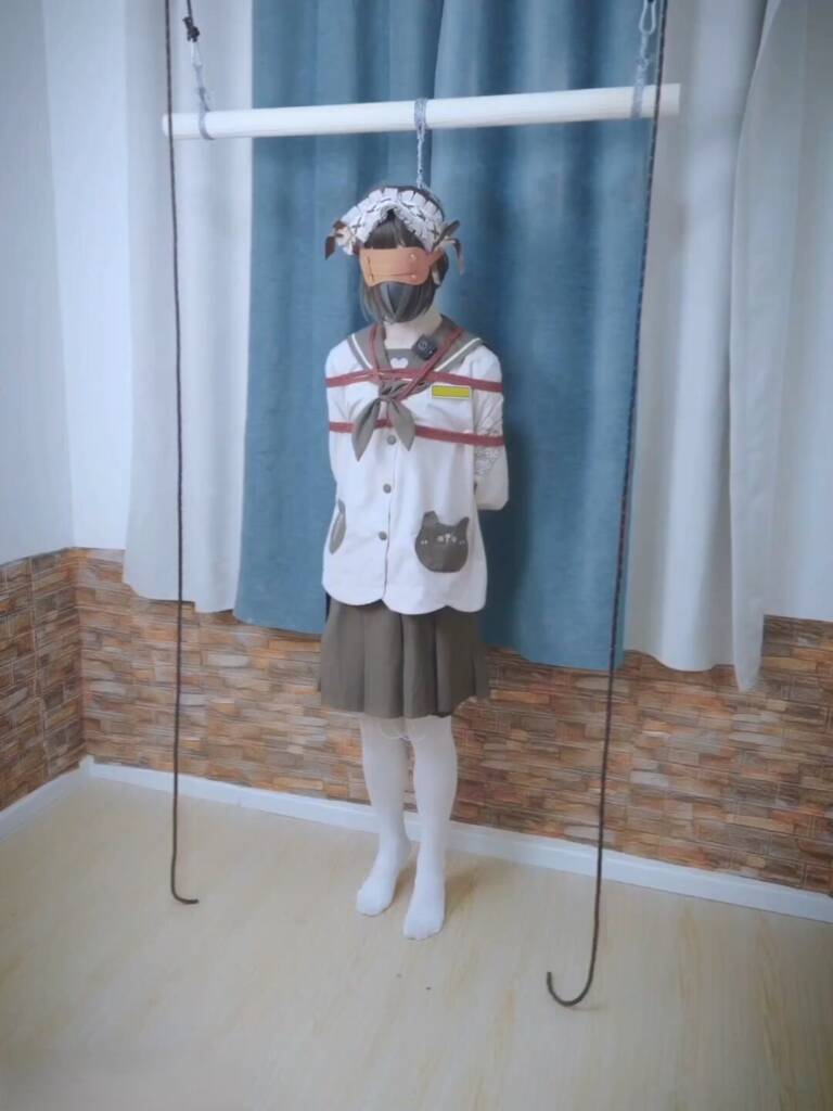 【子镜】『男娘大学』线下调教篇——秋瑞同学的体罚【全程高能，上吊窒息，强制垫脚，声控电击，tk，sp喜欢的宝宝不要错过哦】-视频-5元站