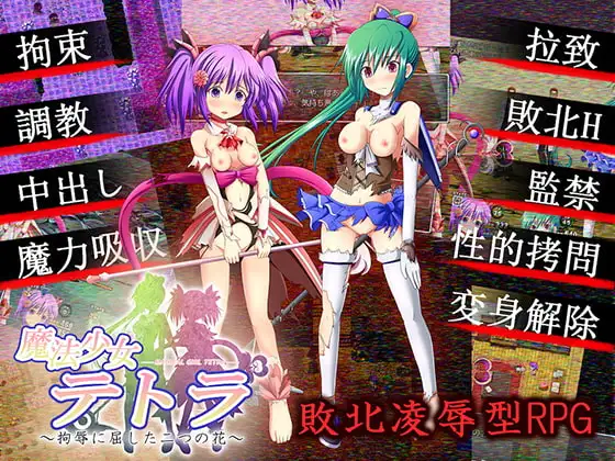 [RPG/PC/生肉] 魔法少女特特拉 ~两朵花屈服于折磨~ 魔法少女テトラ ～拘辱に屈した二つの花～-游戏-5元站