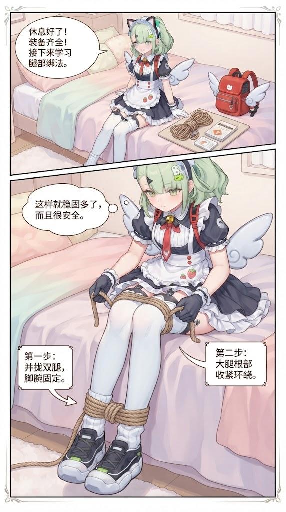 图片[2]-[lians] 千夏的自缚故事（内含女同调教高潮舌吻，千夏自缚把自己当做礼物送给好朋友） [34P] - 5元站-5元站
