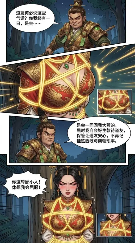 图片[2]-[qsllxfx] 封神缚美录之邓婵玉与捆仙绳第二话 [27P] - 5元站-5元站