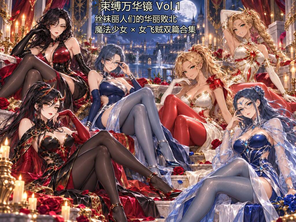 束缚万华镜 Vol.1-——丝袜丽人们的华丽败北｜魔法少女 × 女飞贼双篇合集 丝袜、绳索、魔法绷带、华丽礼装与步步陷落的危机-5元站