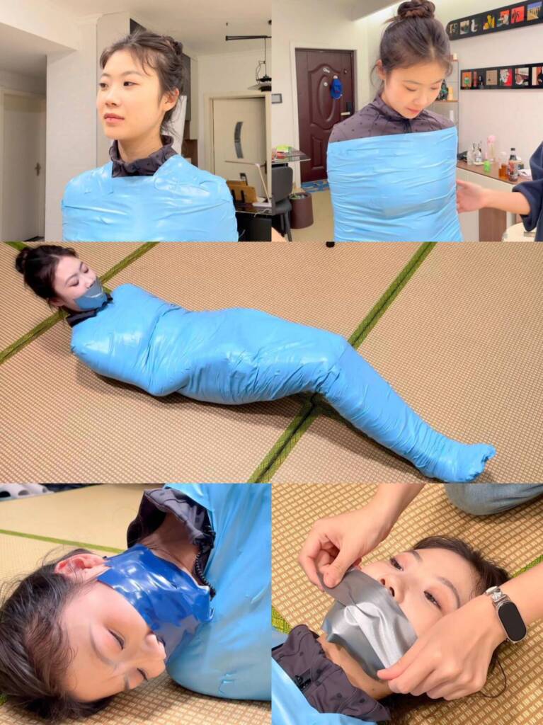 【默示录】【小樱】海洋蓝胶带的全包+双重封嘴~-视频-5元站