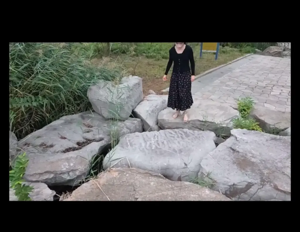【爱抚】公园里的镣铐挑战任务---手铐脚铐锁住的肉丝碎花裙-视频-5元站