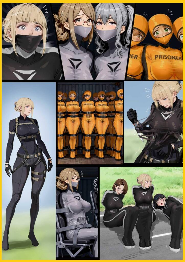 《经典乳胶美女工厂 03》超经典的乳胶包裹玩法 美女特工们前来营救 美女们被当货物运输 特殊的乳胶全包陷阱~-5元站
