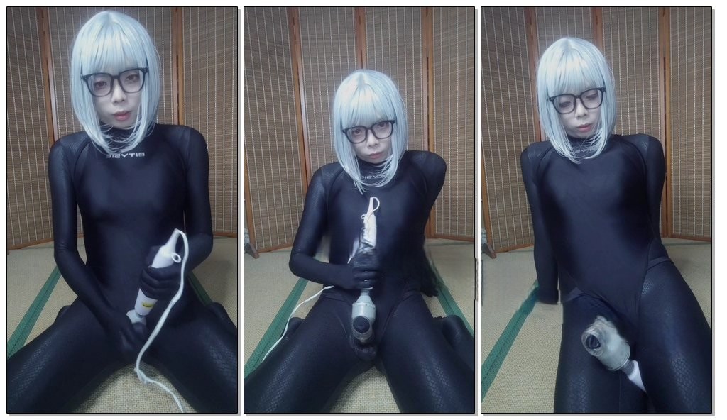 【随便整点活】zentai+露脸随便玩玩，发射失误-视频-5元站