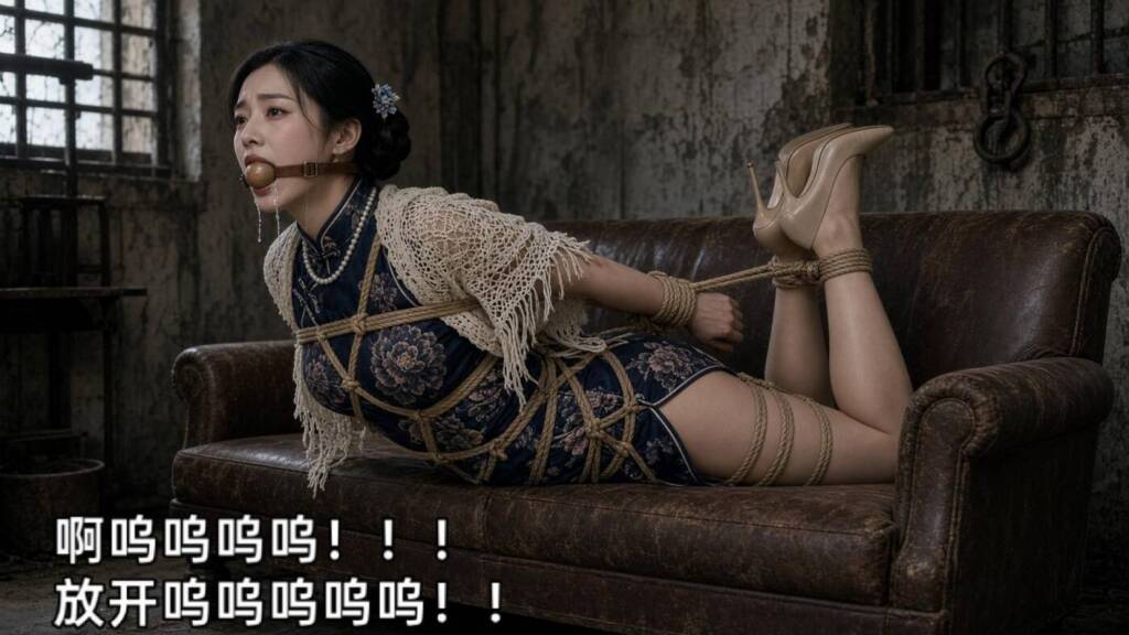 图片[3]-[大呲花hhh] 女烈题材剧情大作:民国往事 民国进步女学生一家(五三装、旗袍)被反动派捕获，进行凌辱折磨(鞭打，老虎凳，电椅，吊缚等)，宁死不屈！ [124P] - 5元站-5元站