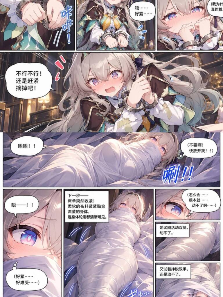 图片[3]-[Fend] 流萤为了给开拓者惊喜竟被各种稀奇古怪的奇物束缚，甚至被床单给裹成了木乃伊，她还能逃走吗？ [12P] - 5元站-5元站