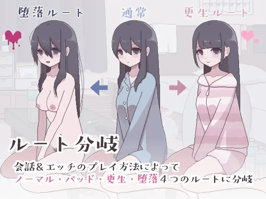 图片[5]-[SLG/PC/汉化] 垃圾屋的公主 ～重生or堕落H模拟～ 汚部屋の姫 ～更生or堕落Hシミュレーション～-游戏-5元站