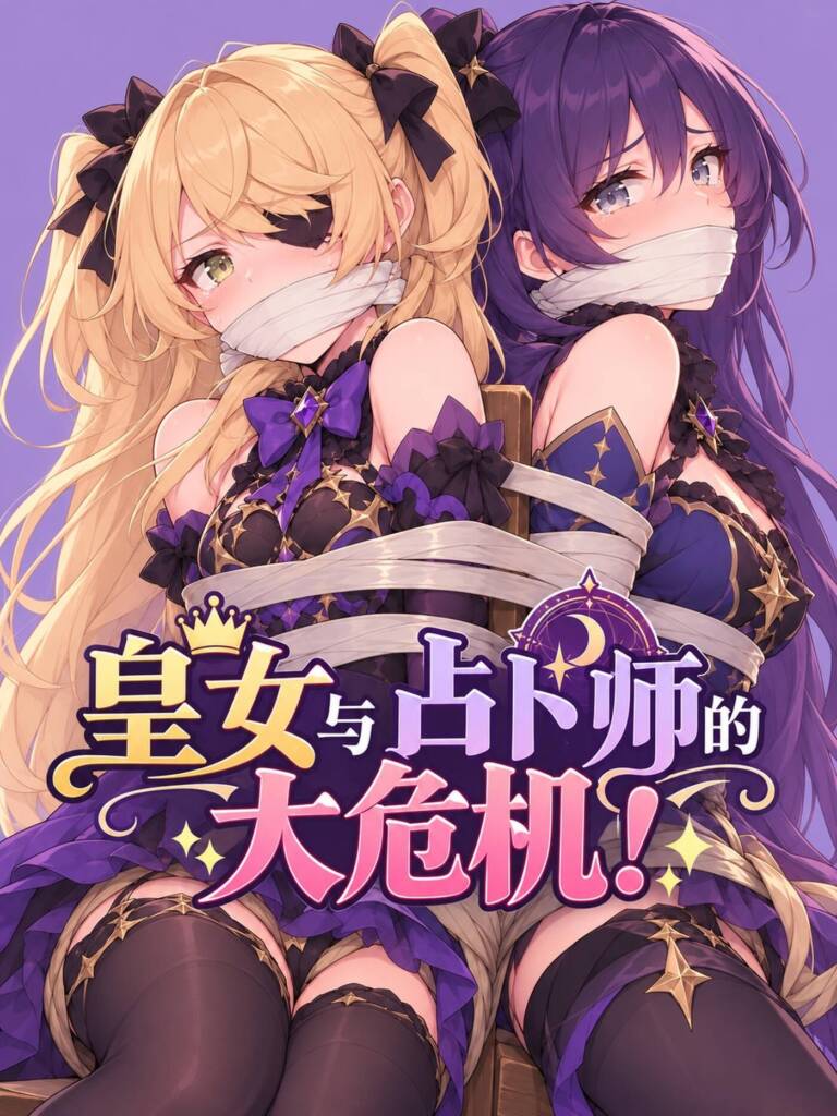 皇女与占卜师的大危机（下）莫娜救援失败，与菲谢尔一同沦为阶下囚。两人被绳索牢牢绑在椅子上，随后更被胶带背靠背缠在一起。无法挣脱、无法呼救的两人，只能在无人知晓的卧室里等待救援……-5元站