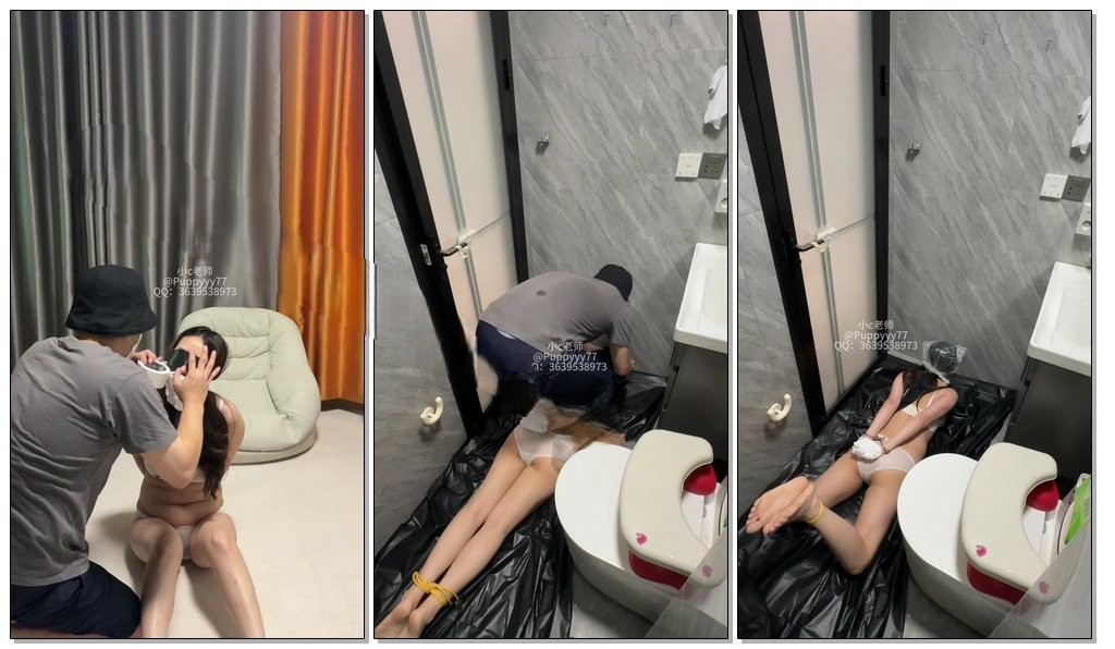 【小C老师】被捆绑后遗弃在一个狭小的空间慢慢等待窒息昏阙-视频-5元站