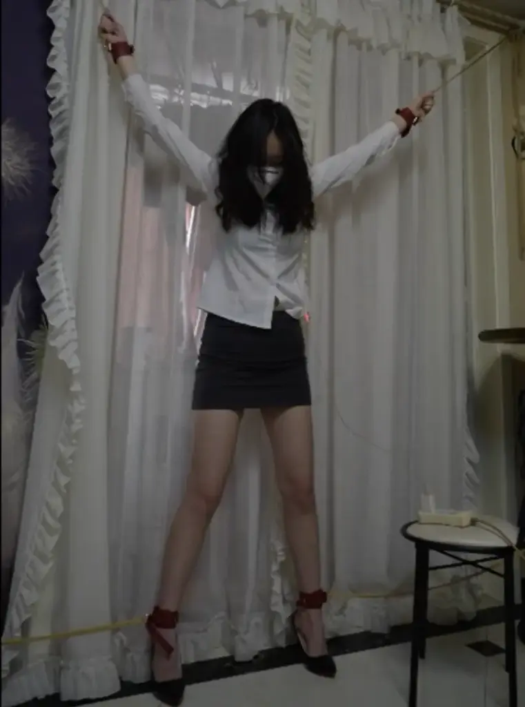 【心悦体验】ol制服橘子 束缚挣扎 td+贴片 大量声音加入-视频-5元站